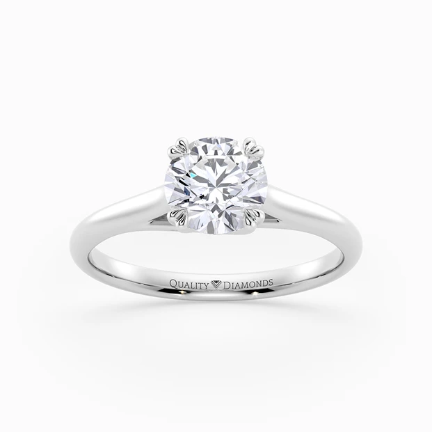 Éclore Engagement Ring in palladium with Diamond